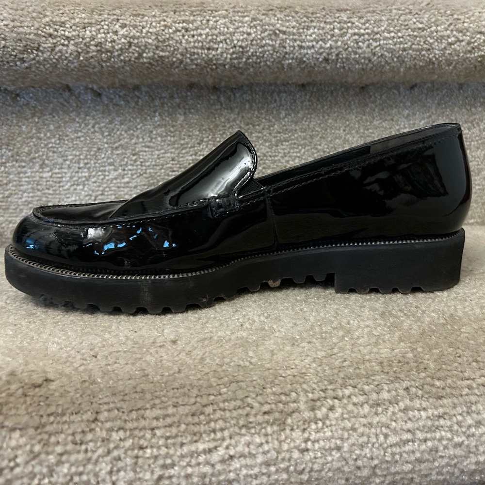 Paul Green Black Patent Leather Loafers